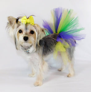 Handcrafted Mardi Gras Inspired Tutu for Pets