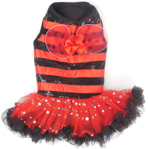 Lady Bug Costume Petti Dress