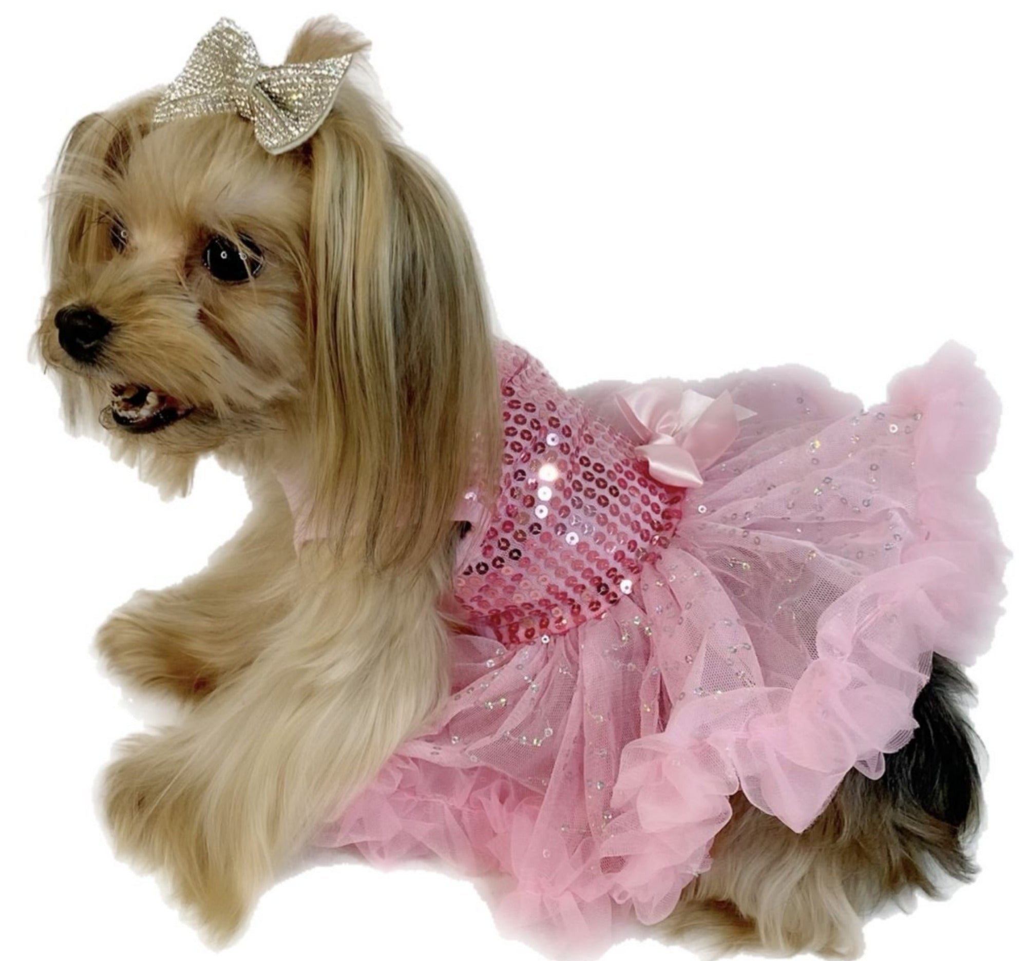 Fufu Tutu Dog Dress - Pink