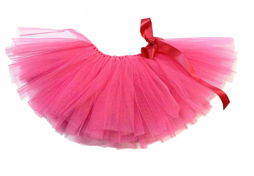 Handcrafted Hot Pink Tulle Tutu for Pets